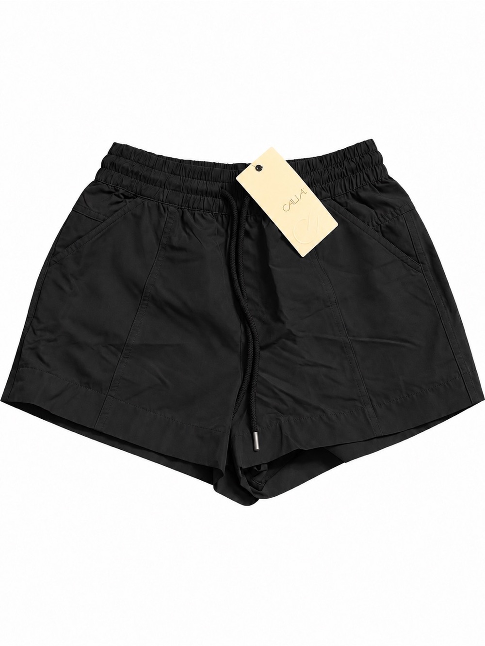 NWT CALIA Black Elastic-Waist Athletic Shorts Size XS Retail $60.00